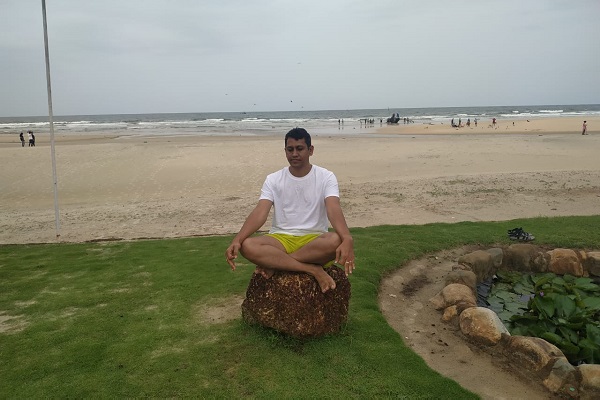 Sujit Paul yoga session